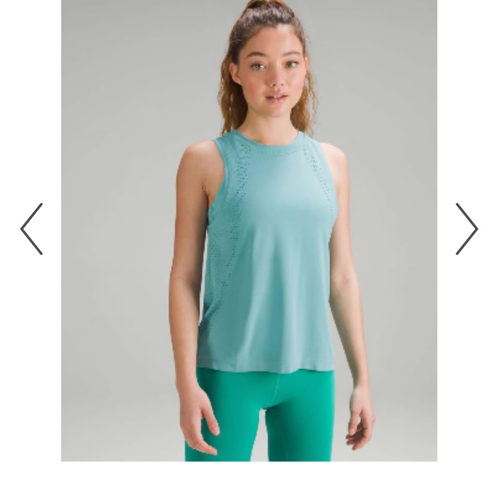 Lululemon train to be tank size 4